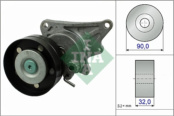 Belt Tensioner, V-ribbed belt